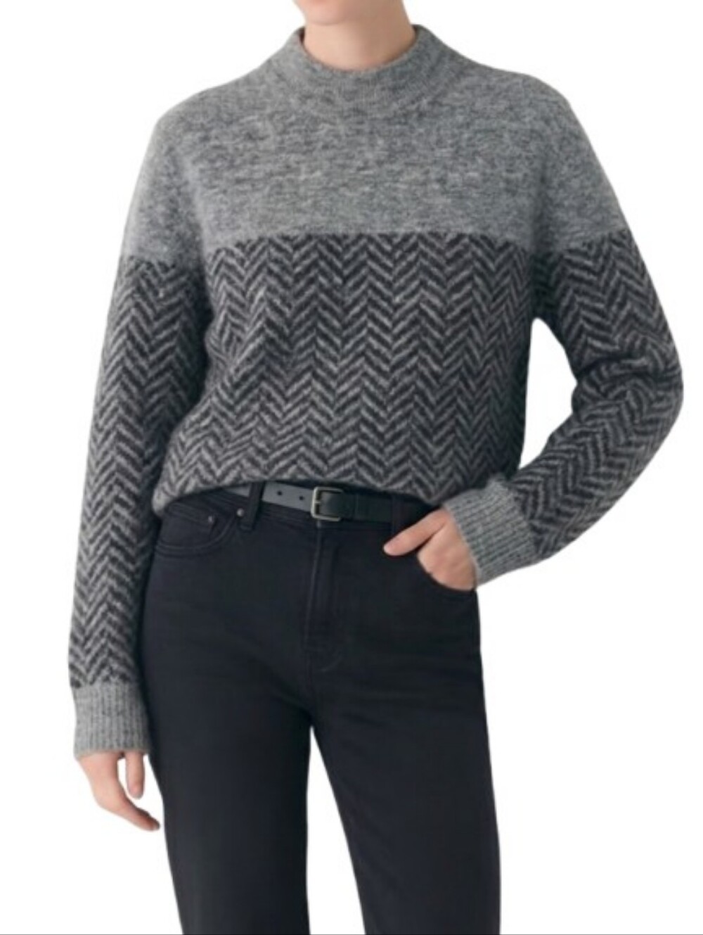 Aritzia WILFRED FREE Marion Mock Neck Sweater